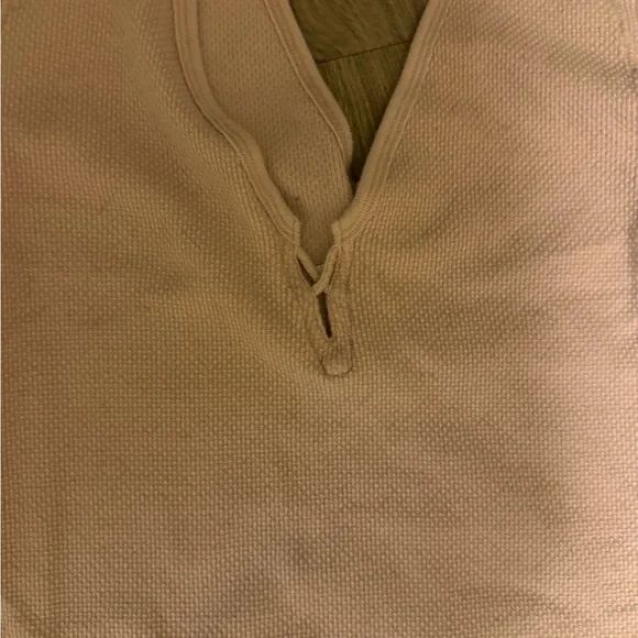 Pink Free People long Sleeve v top - Picture 4 of 5